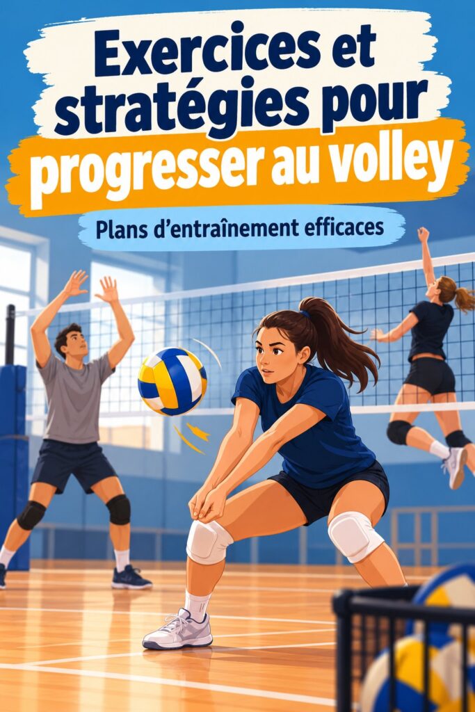 Femme coachant une équipe de volley-ball avec des conseils pratiques en action.