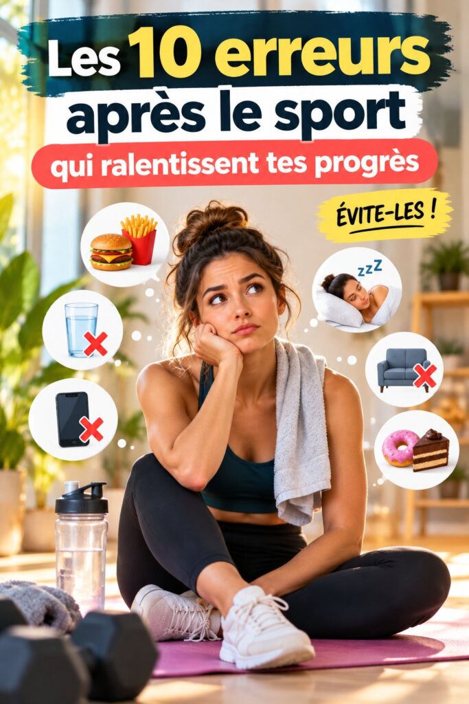 Femme buvant de l'eau après une séance d'entraînement