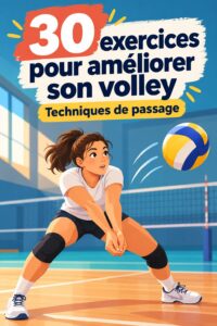 Femme en train de s'entraîner au volleyball en effectuant une passe','Femme pratiquant des drills de volleyball sur un terrain de sport.