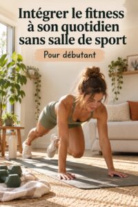 Femme faisant de l'exercice à la maison sans équipement