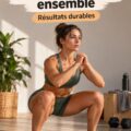 Femme en train de faire des exercices pour muscler ses cuisses et affiner son ventre