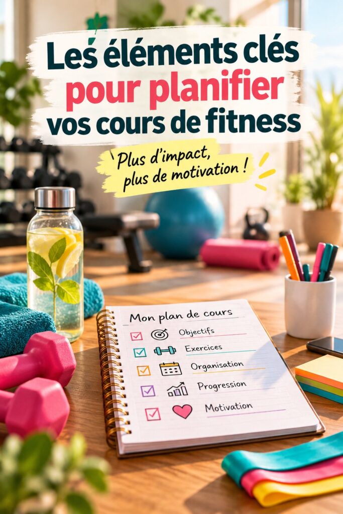 Instructrice de fitness planifiant un cours dynamique pour des femmes