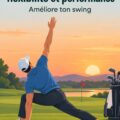 Golfeuse pratiquant le yoga pour améliorer son swing