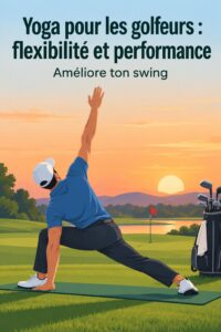 Golfeuse pratiquant le yoga pour améliorer son swing